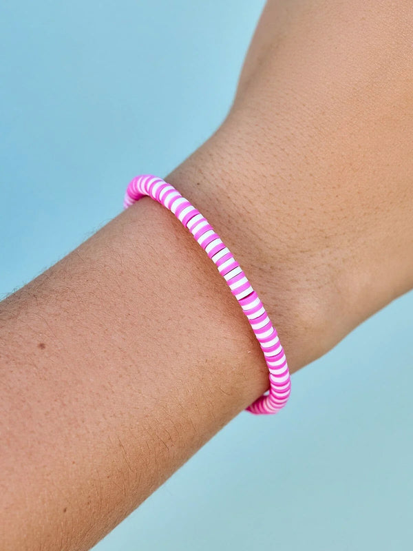 PURA VIDA SEASCAPE VINYL STRETCH BRACLET