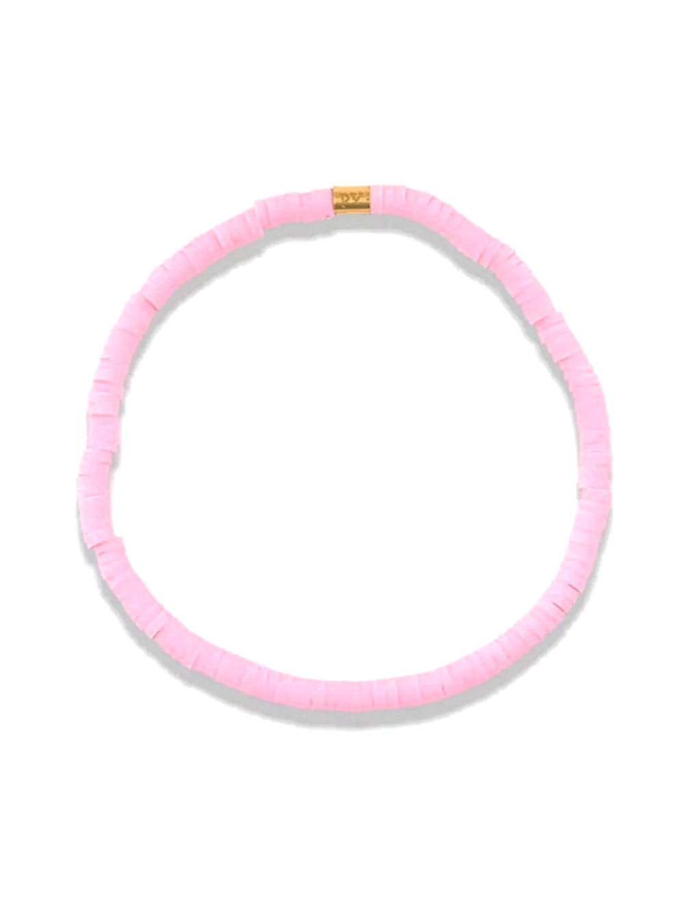 PURA VIDA CABRILLO VINYL DISC BRACLET - BABY PINK