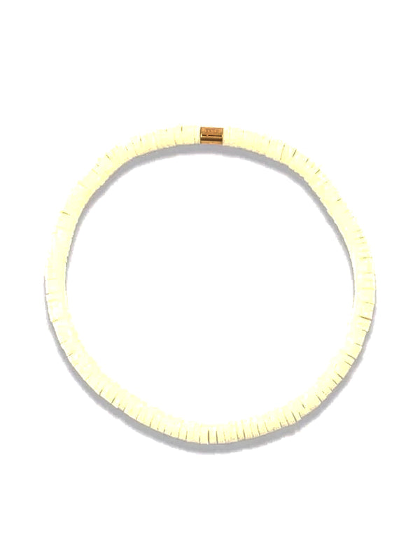 BRACELET PURA VIDA CABRILLO VINYL DISC - CRÈME