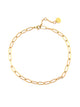 PURA VIDA PURA VIDA PAPERCLIP CHAIN ANKLET - GOLD - Boathouse