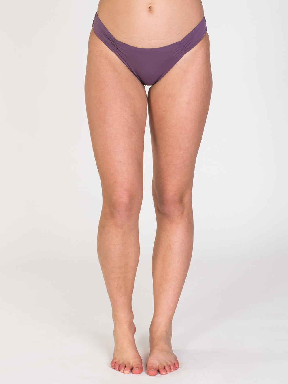 QUINTSOUL SOLID MID-RISE LILLY BIKINI BOTTOM  - CLEARANCE