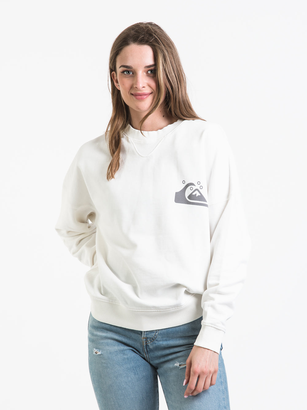 QUIKSILVER OVERSIZED CREWNECK SWEATER - CLEARANCE