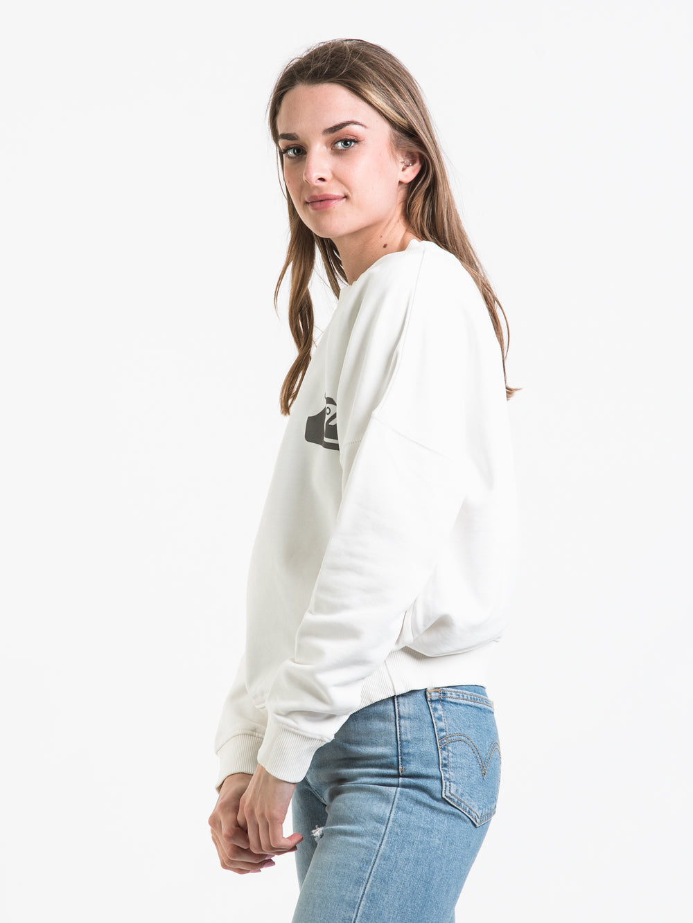 QUIKSILVER OVERSIZED CREWNECK SWEATER - CLEARANCE