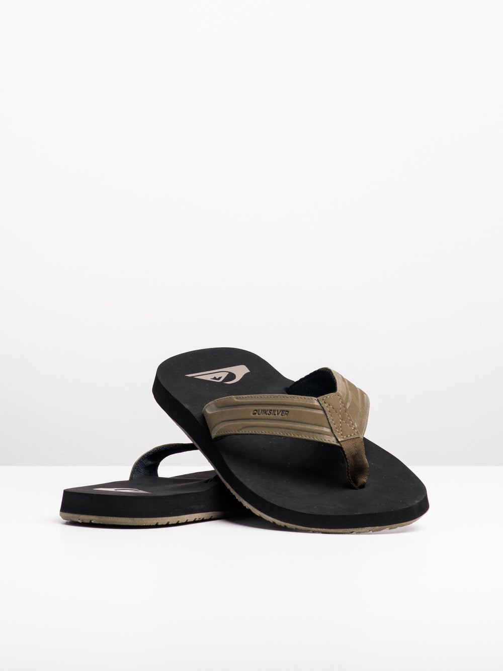MENS QUIKSILVER MONKEY WRENCH TAN SOLID SANDALS