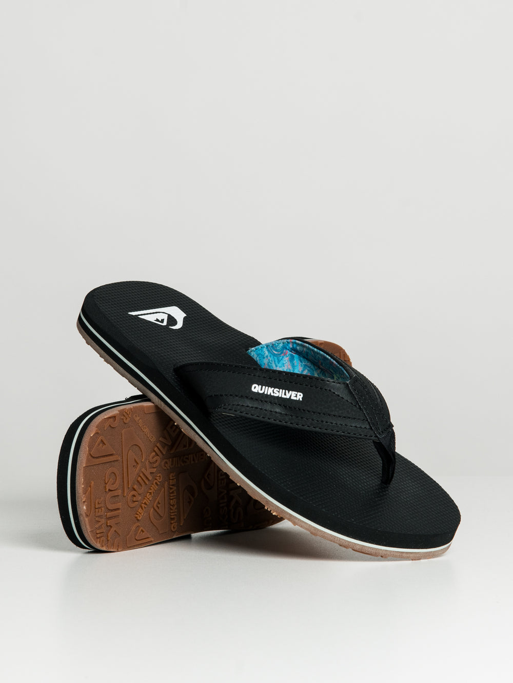 MENS QUIKSILVER ISLAND OASIS II FLIP FLOP SANDAL - CLEARANCE