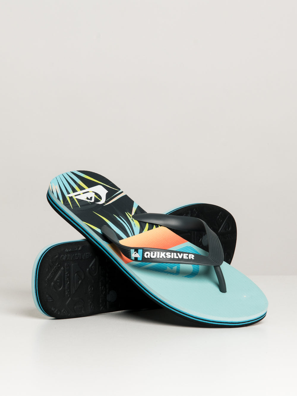 MENS QUIKSILVER MOLOKAI PANEL FLIP FLOP SANDAL - CLEARANCE