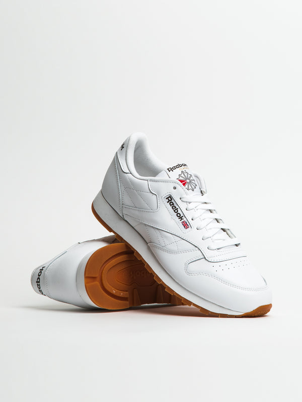 MENS REEBOK CLASSIC LEATHER SNEAKERS - CLEARANCE