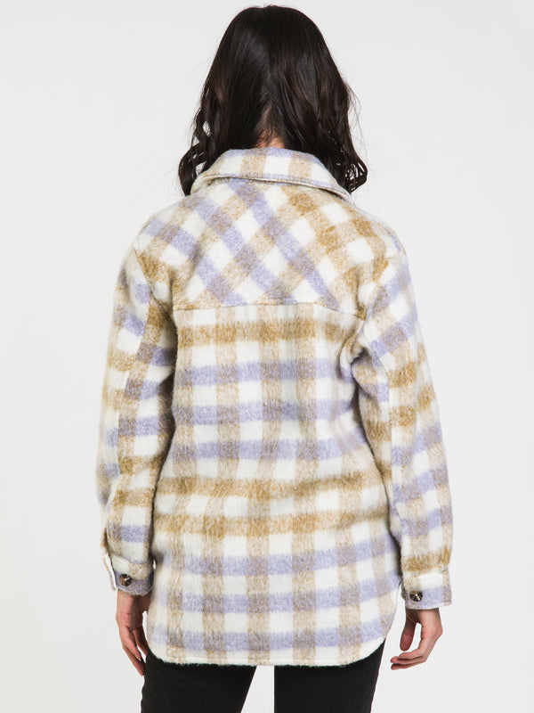 RAZZLE DAZZLE JESSICA PLAID JACKET - CLEARANCE