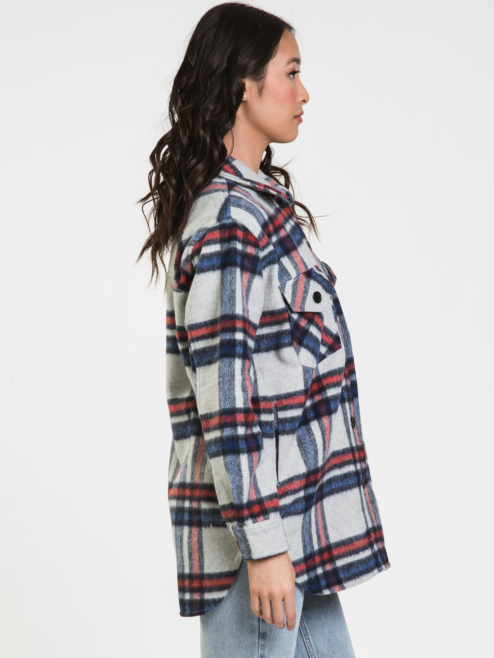 RAZZLE DAZZLE JESSICA PLAID JACKET - CLEARANCE