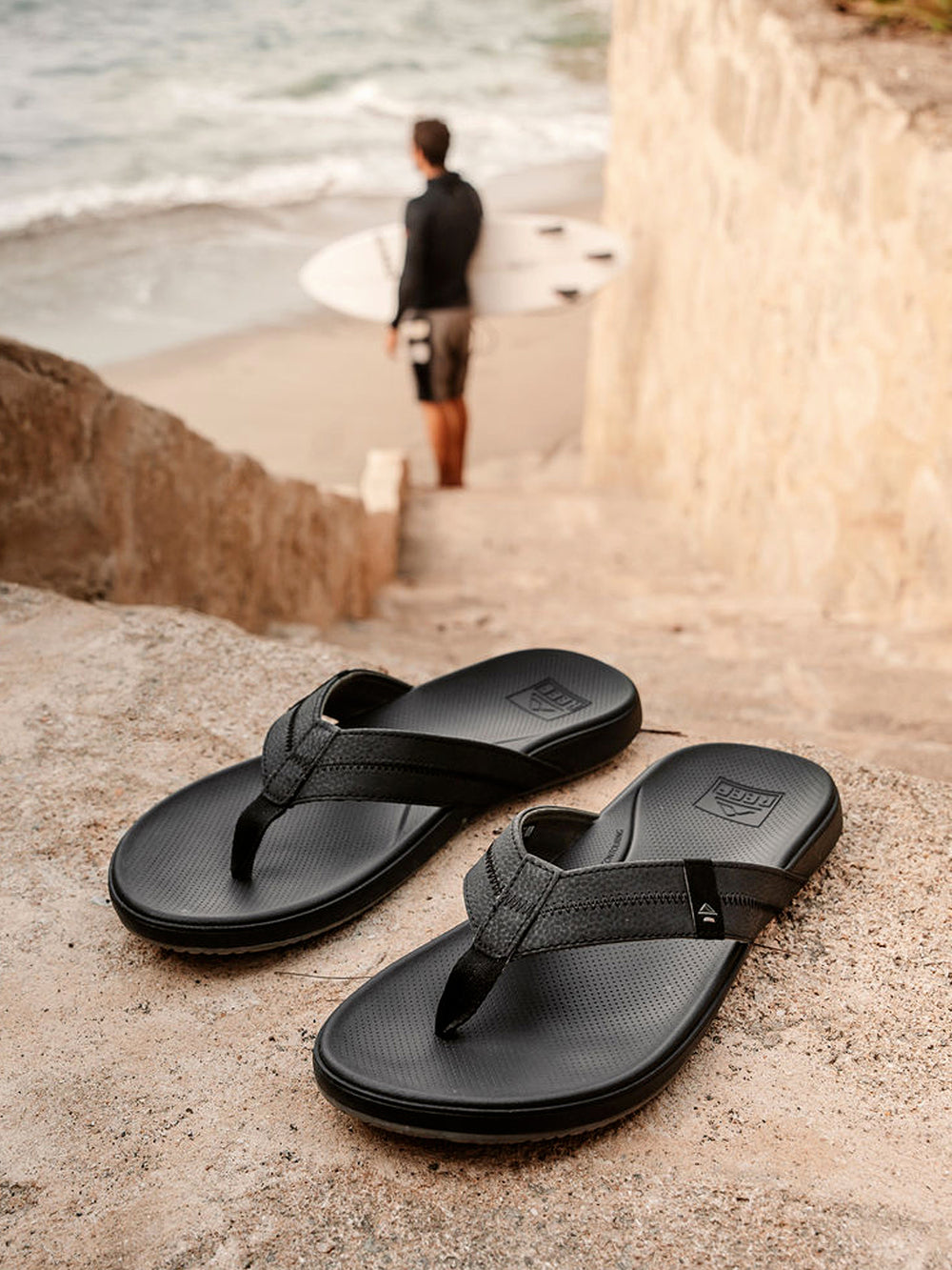 MENS REEF CUSHION PHANTOM 2.0 - BLACK