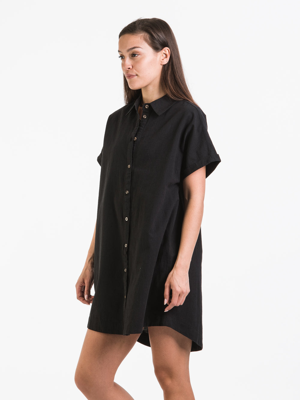 RHYTHM CLASSIC LINEN SHIRT DRESS - CLEARANCE