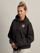 RIP CURL SURF PUFF HERITAGE HOODIE - BLACK