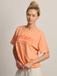 RIP CURL SURF PUFF PARTY PK RELAXED TEE - PAPAYA