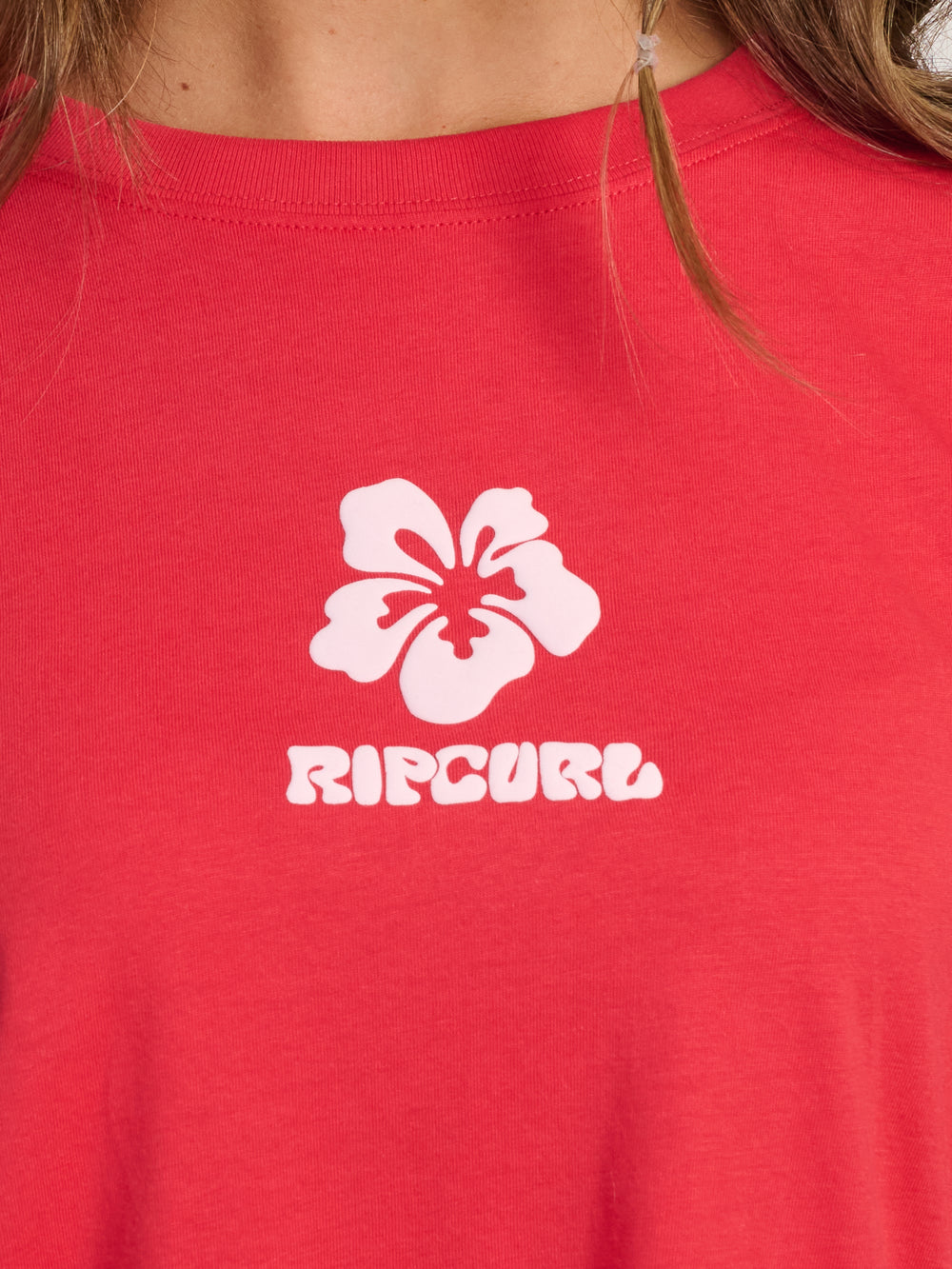 T-SHIRT RIP CURL SCRIPT - ROUGE PROFOND