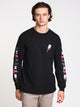 RIP N DIP MENS BEAUTIFUL MOUNTAIN LONG SLEEVE T-SHIRT-BLK - CLEARANCE - Boathouse