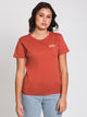 ROXY WOMENS GEO SURF SHORT SLEEVE TEE - AUBURN - CLEARANCE - Boathouse