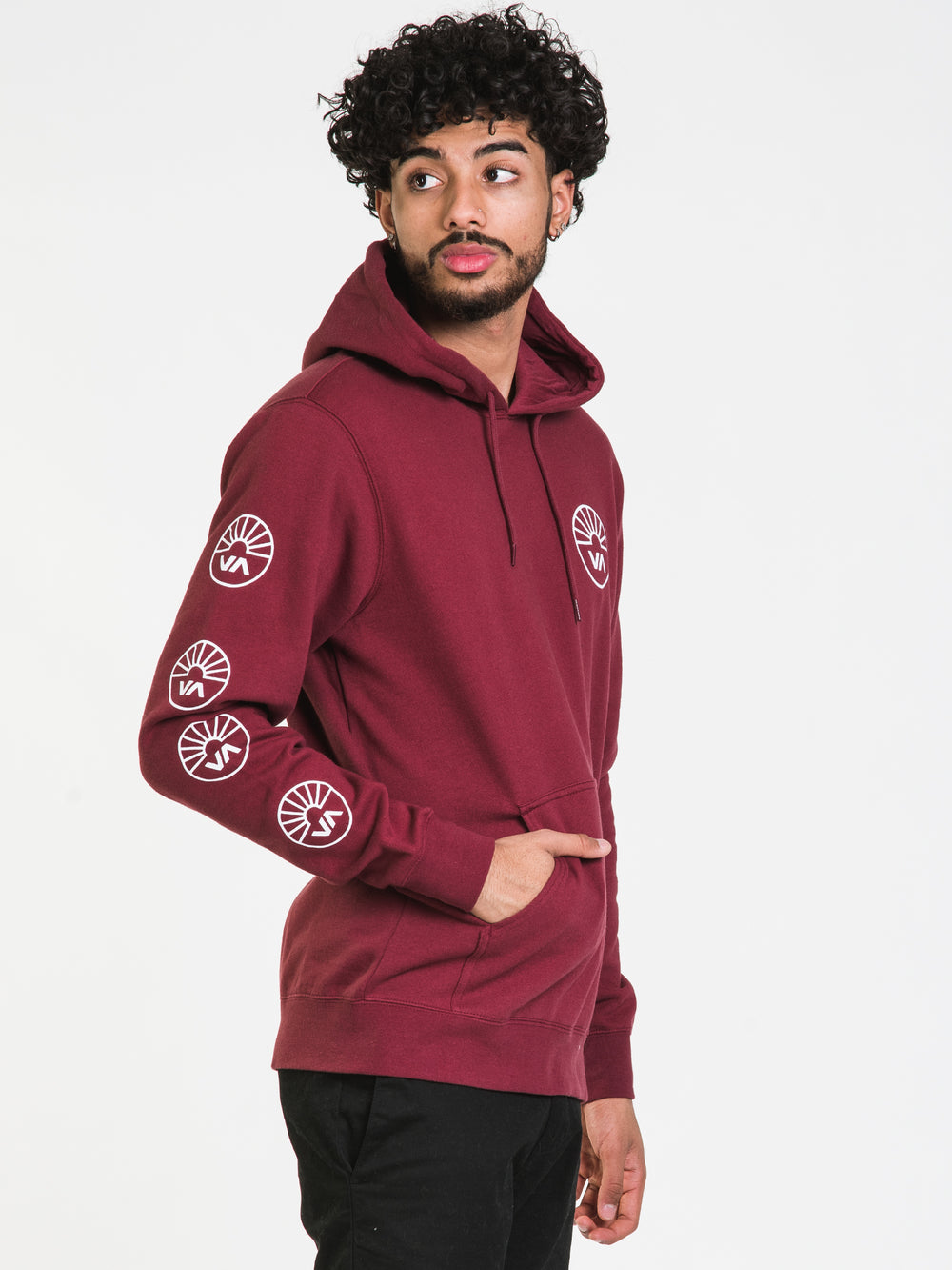 RVCA PROGRESS PULL OVER HOODIE - CLEARANCE