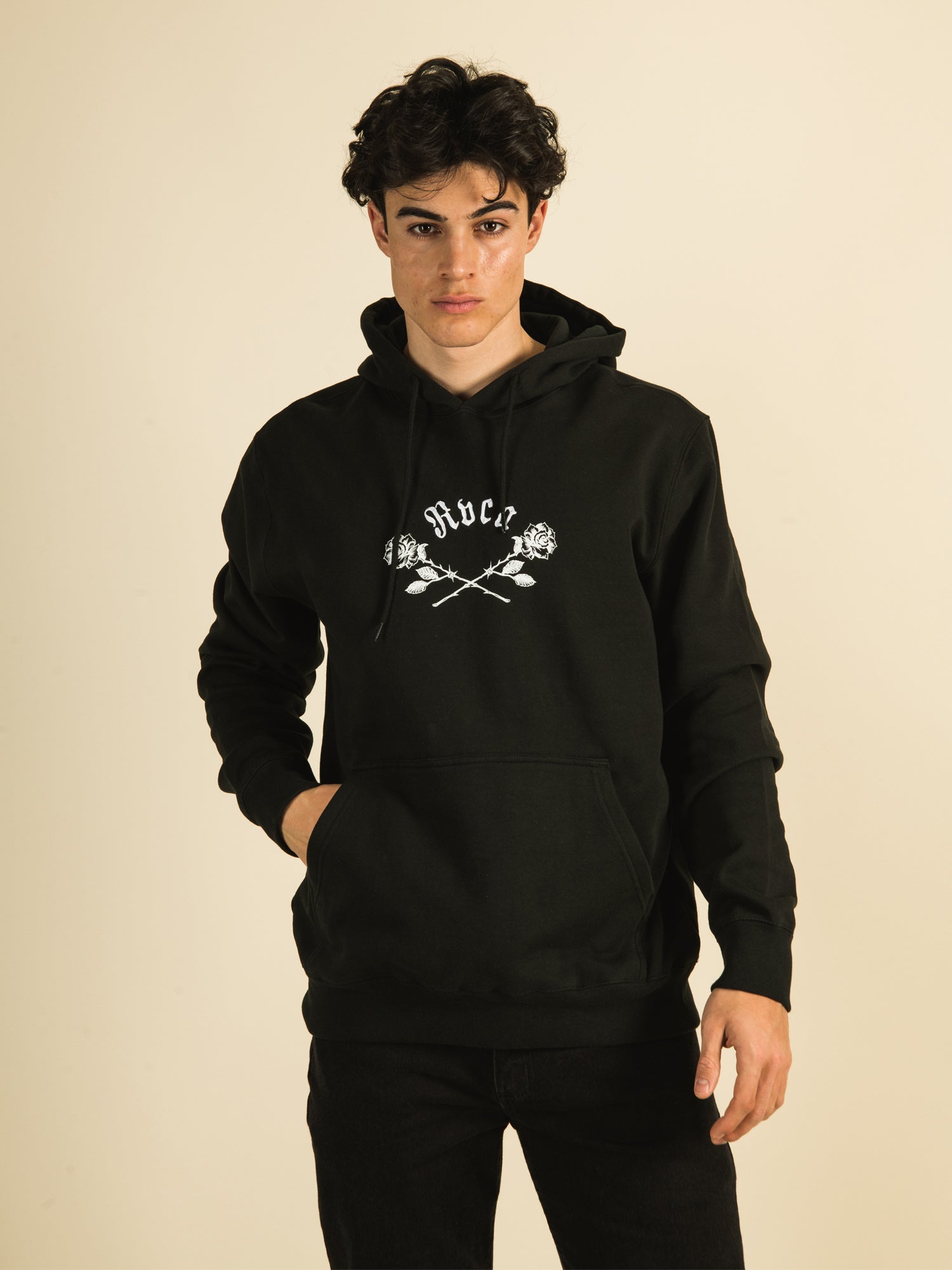 RVCA OPPOSITE SKULLS HOODIE