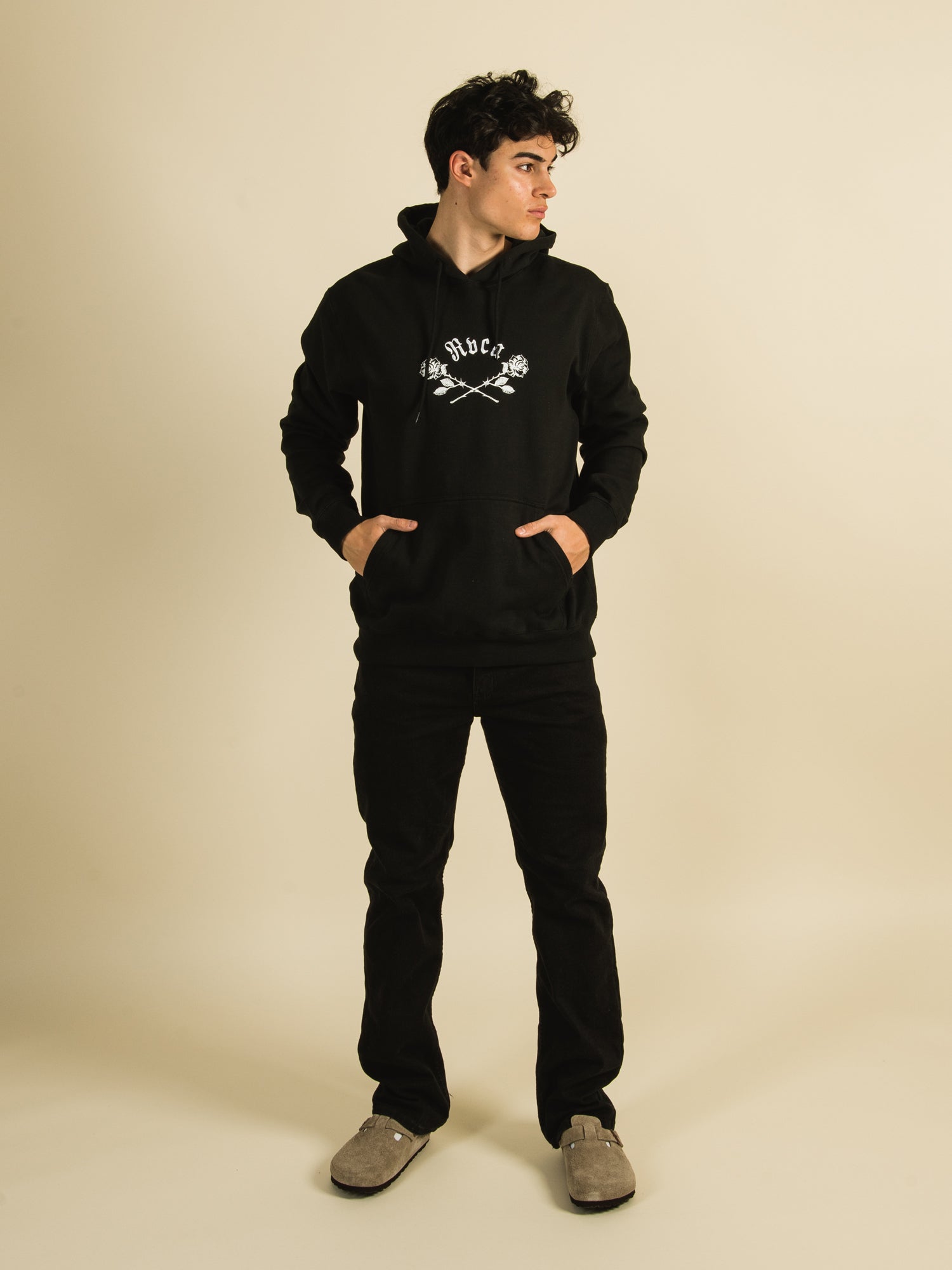 RVCA OPPOSITE SKULLS HOODIE - CLEARANCE