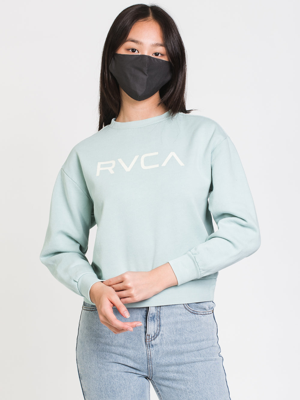 BIG RVCA PULLOVER FLEECE  - CLEARANCE