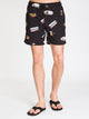 RVCA MENS HOT FUDGE 18' VOLLEY - BLACK - CLEARANCE - Boathouse