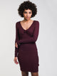 RVCA WOMENS KNOT UP DRESS - BURGUNDY - CLEARANCE - Boathouse