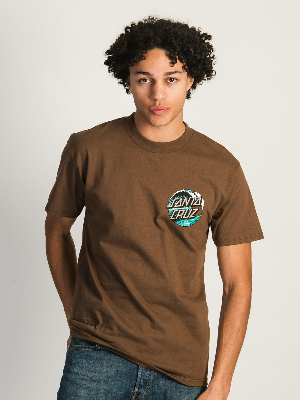 SANTA CRUZ WAVE DOT SHORT SLEEVE MIDWEIGHT T-SHIRT