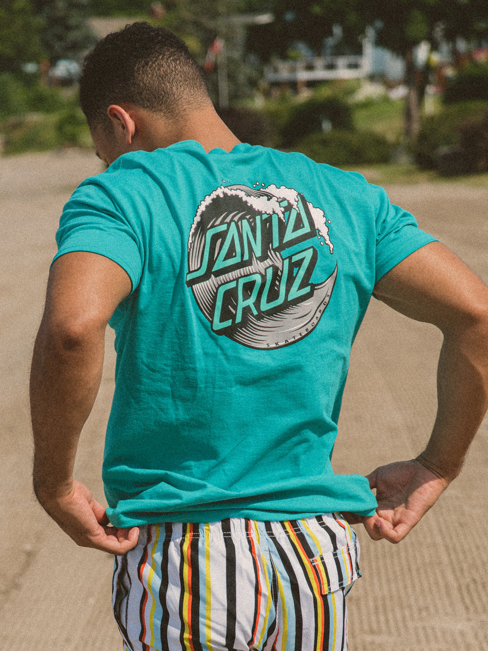 SANTA CRUZ WAVE DOT T-SHIRT - CLEARANCE