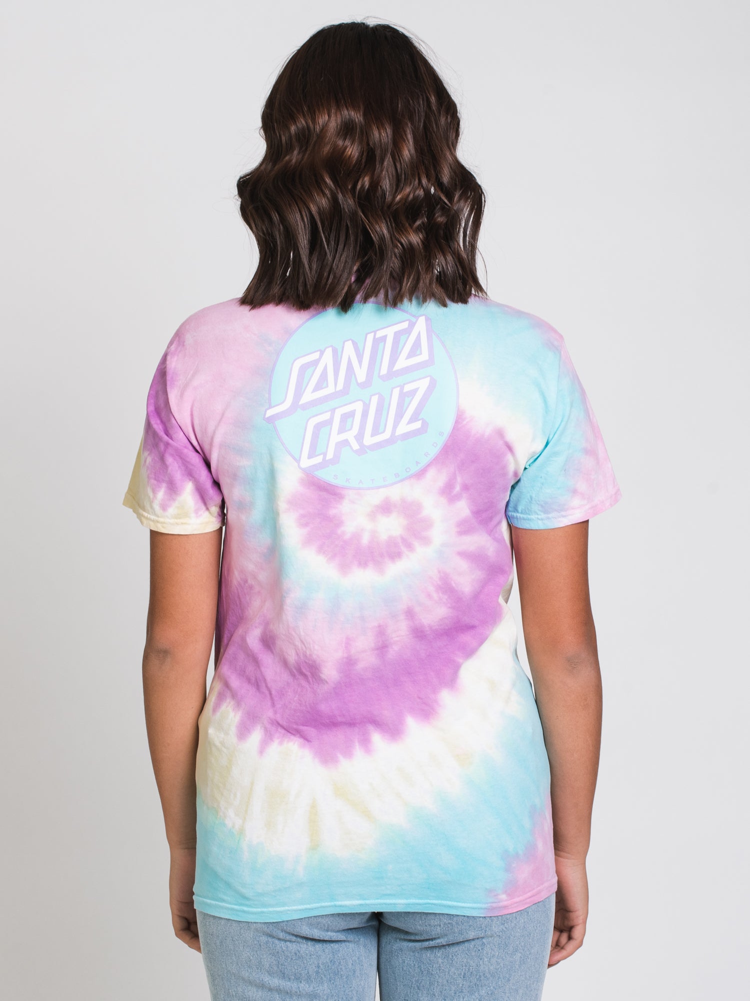 SANTA CRUZ OTHER DOT TIE DYE T-SHIRT - CLEARANCE