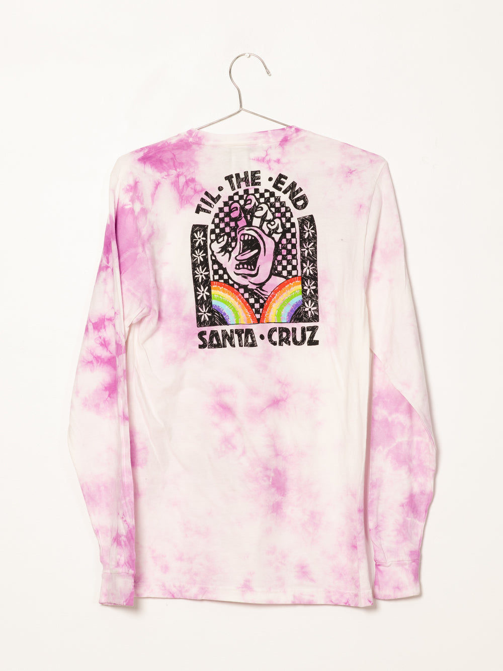 SANTA CRUZ HAND MURAL TIE DYE LONG SLEEVE TEE  - CLEARANCE