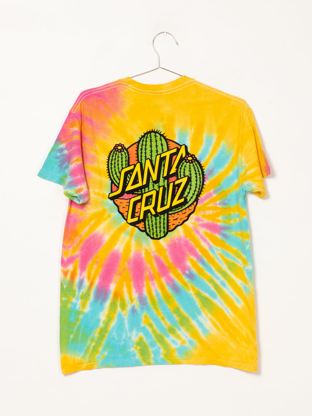 SANTA CRUZ CACTUS DOT TIE DYE T-SHIRT  - CLEARANCE