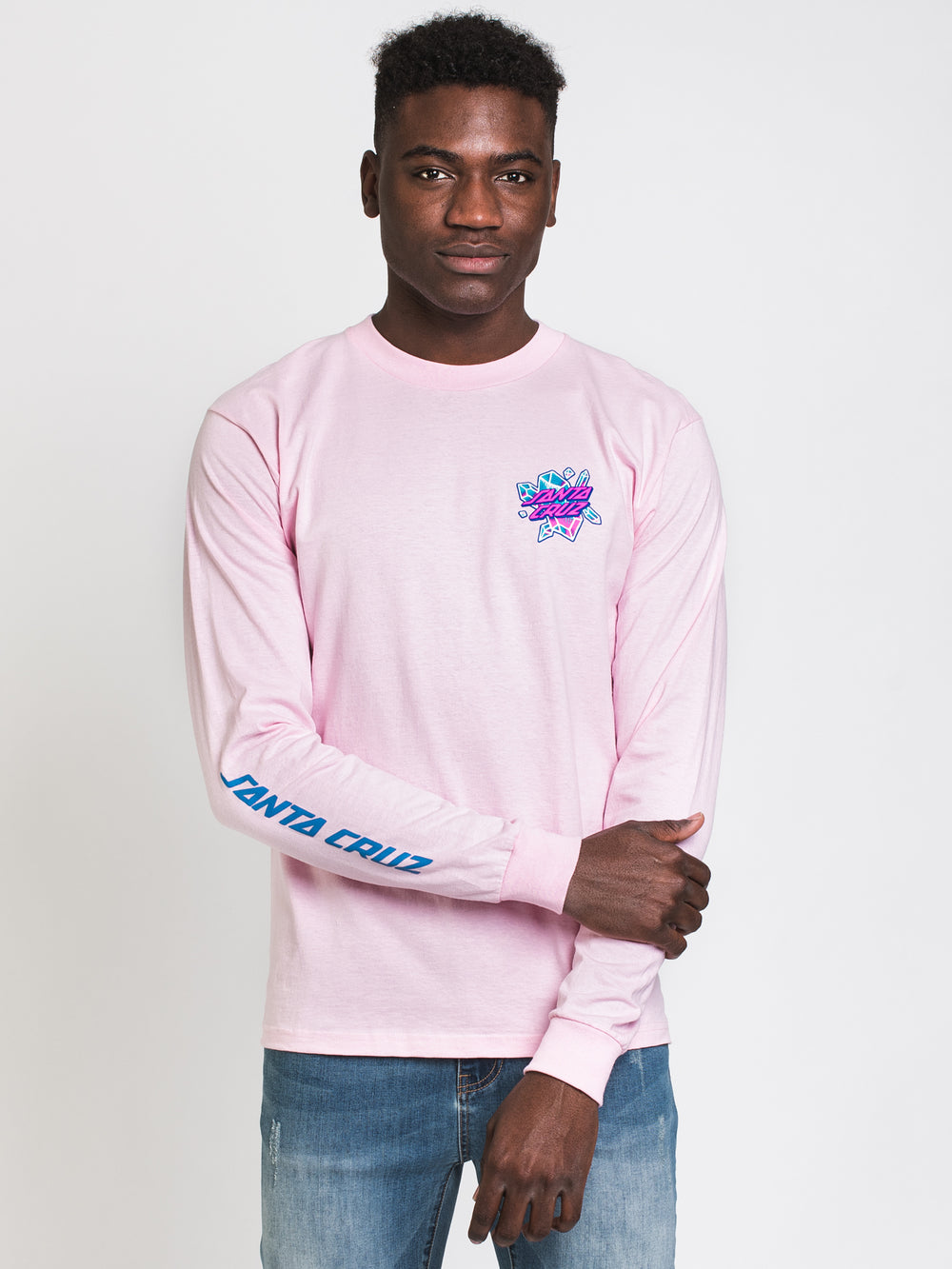 SANTA CRUZ CRYSTAL HAND LONG SLEEVE TEE  - CLEARANCE