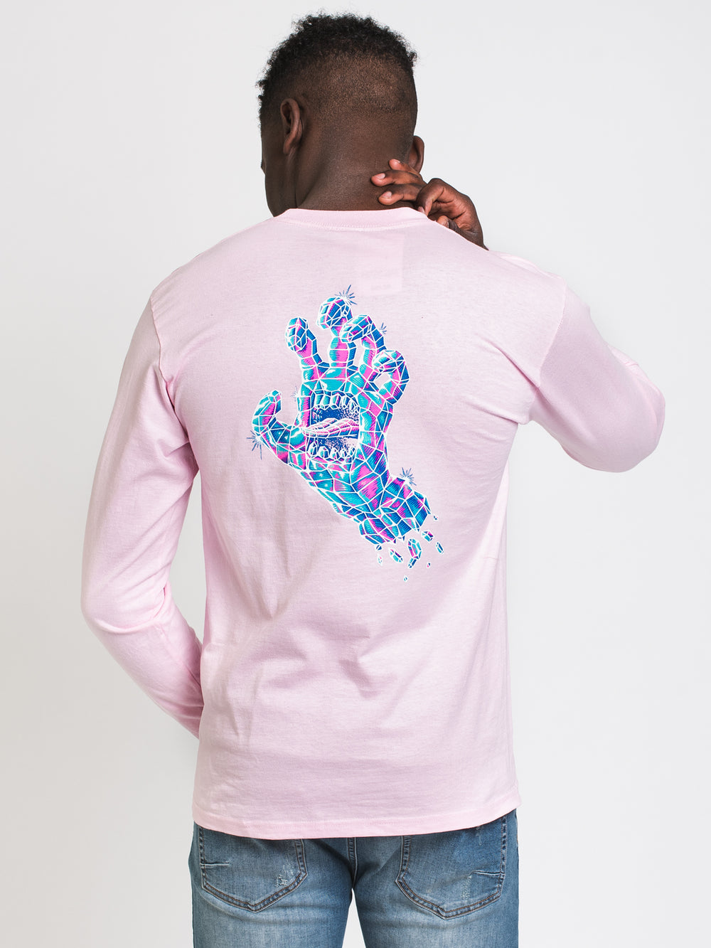 SANTA CRUZ CRYSTAL HAND LONG SLEEVE TEE  - CLEARANCE