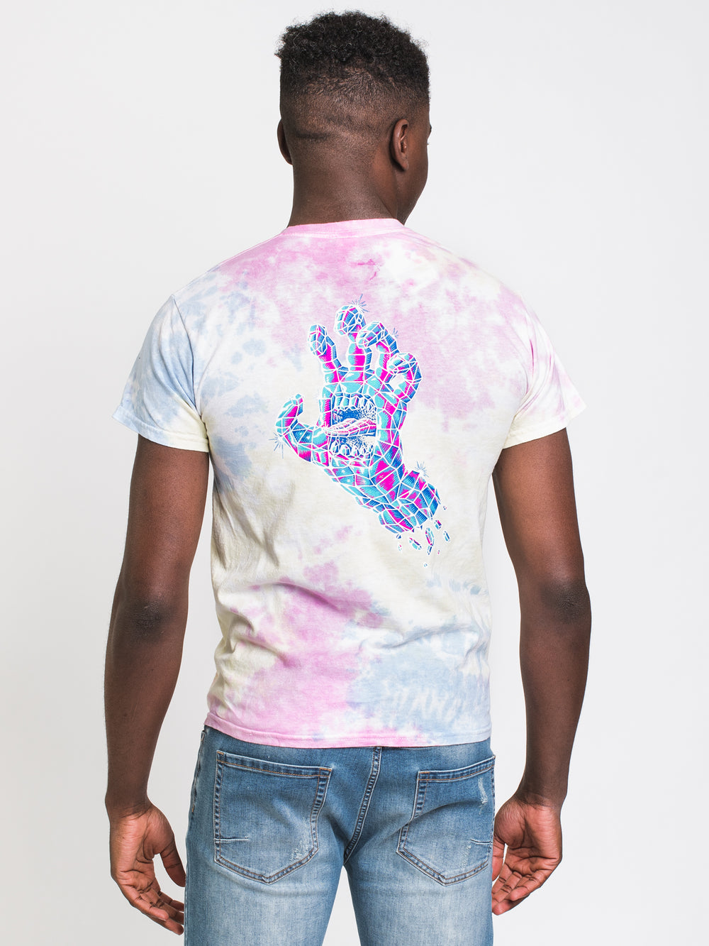 SANTA CRUZ CRYSTAL HAND SHORT SLEEVE TEE  - CLEARANCE