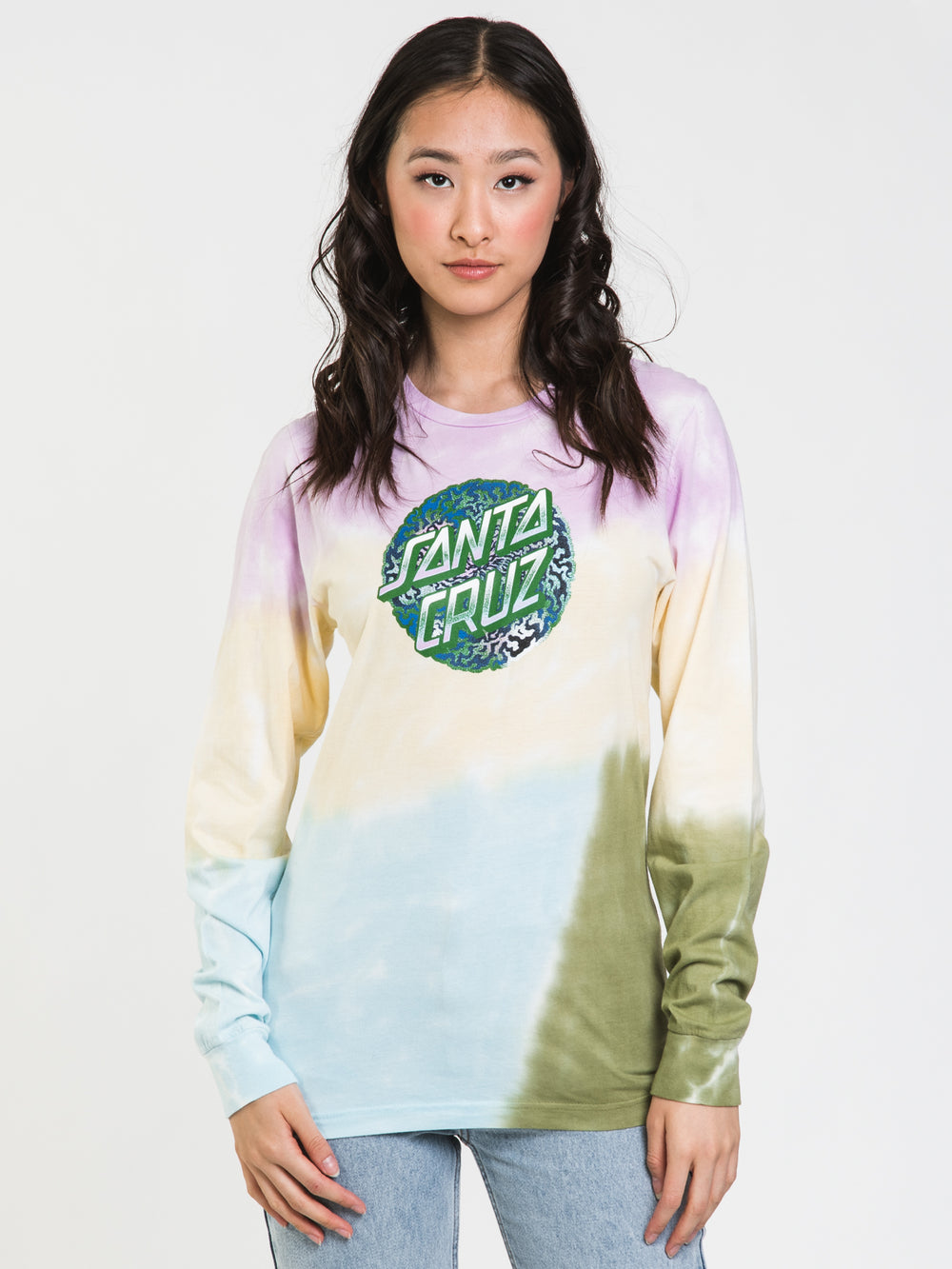 SANTA CRUZ OBSCURE DOT LONG SLEEVE TEE  - CLEARANCE