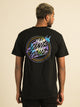 SANTA CRUZ SANTA CRUZ HOLO FLAME DOT T-SHIRT - Boathouse