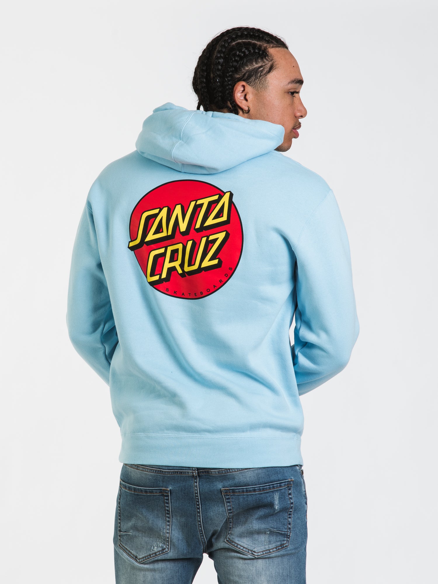 SANTA CRUZ CLASSIC DOT PULL OVER HOODIE CLEARANCE