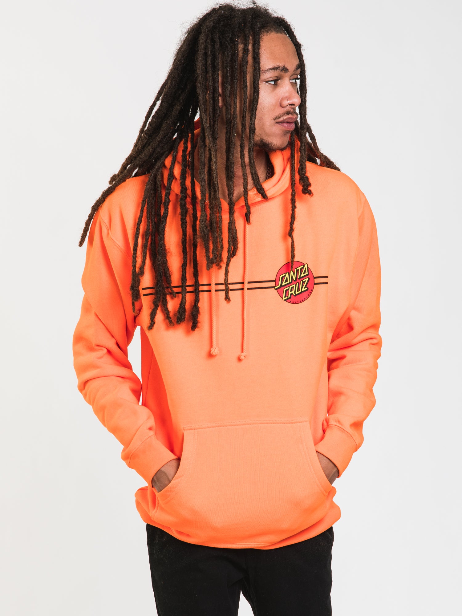 SANTA CRUZ CLASSIC DOT PULL OVER HOODIE CLEARANCE