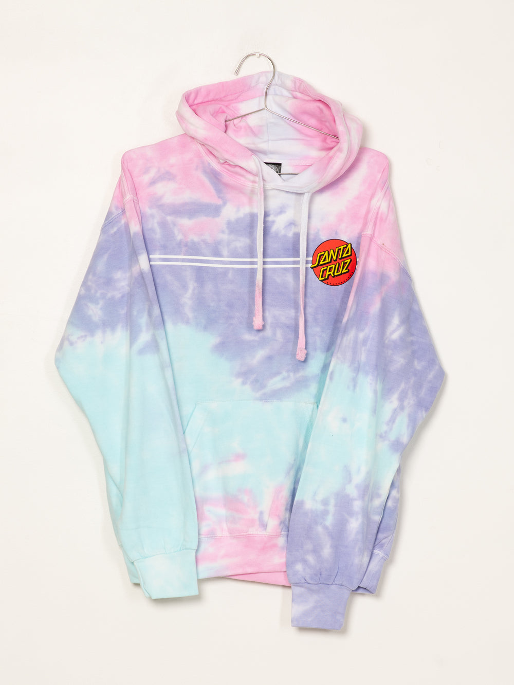 SANTA CRUZ CLASSIC DOT TIE DYE PULLOVER HOODIE - DESTOCKAGE