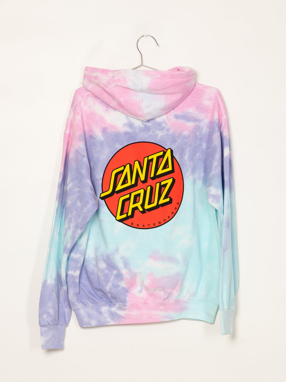 SANTA CRUZ CLASSIC DOT TIE DYE PULLOVER HOODIE - DESTOCKAGE