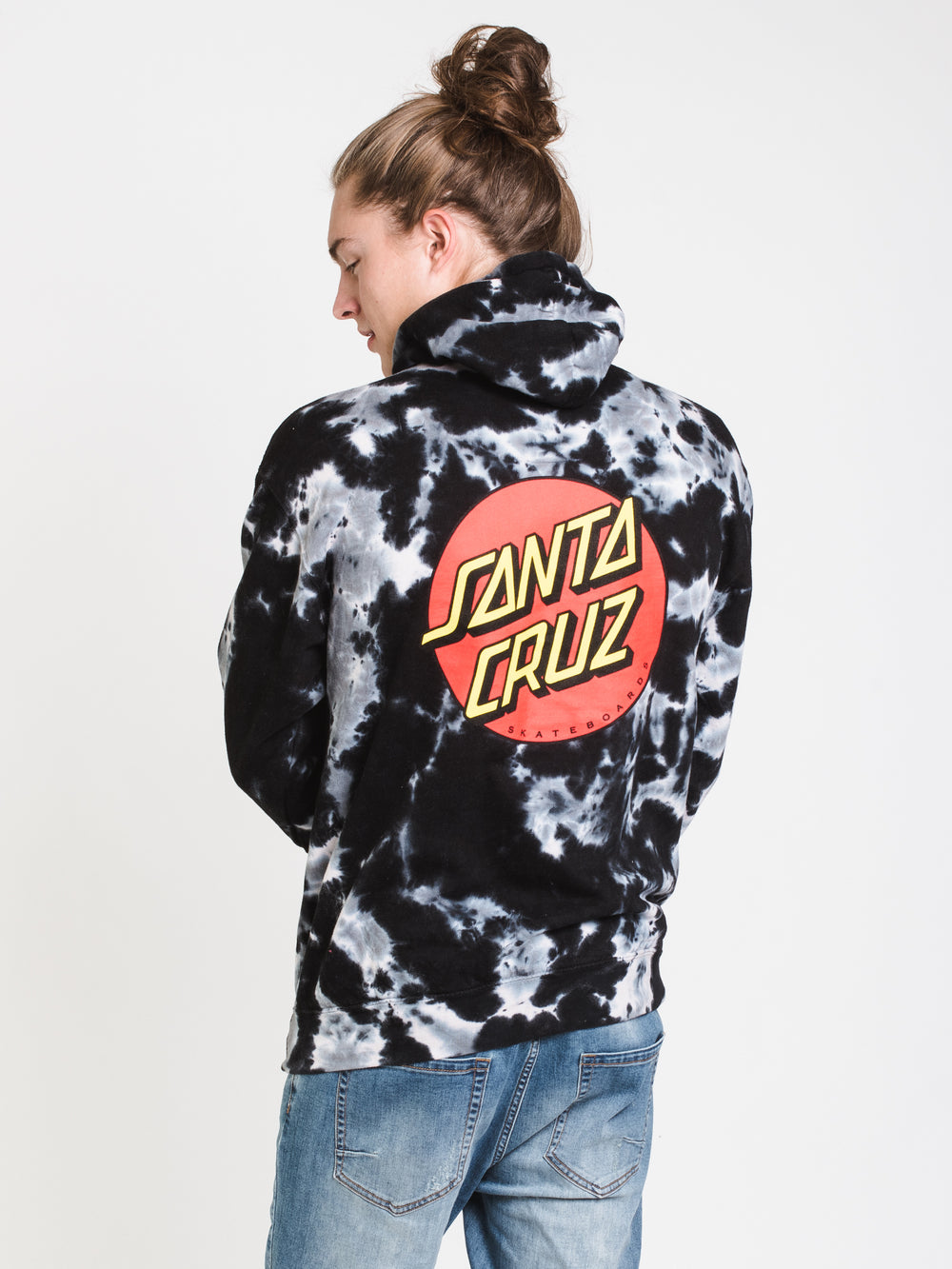 SANTA CRUZ CLASSIC DOT TIE DYE PULLOVER HOODIE  - CLEARANCE