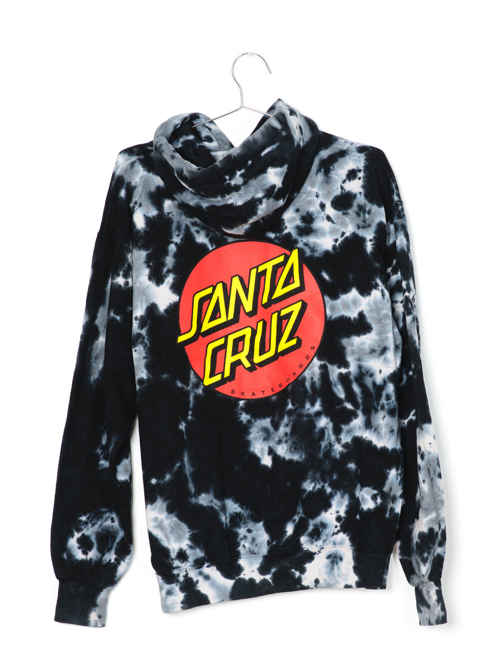 SANTA CRUZ CLASSIC DOT TIE DYE PULLOVER HOODIE  - CLEARANCE