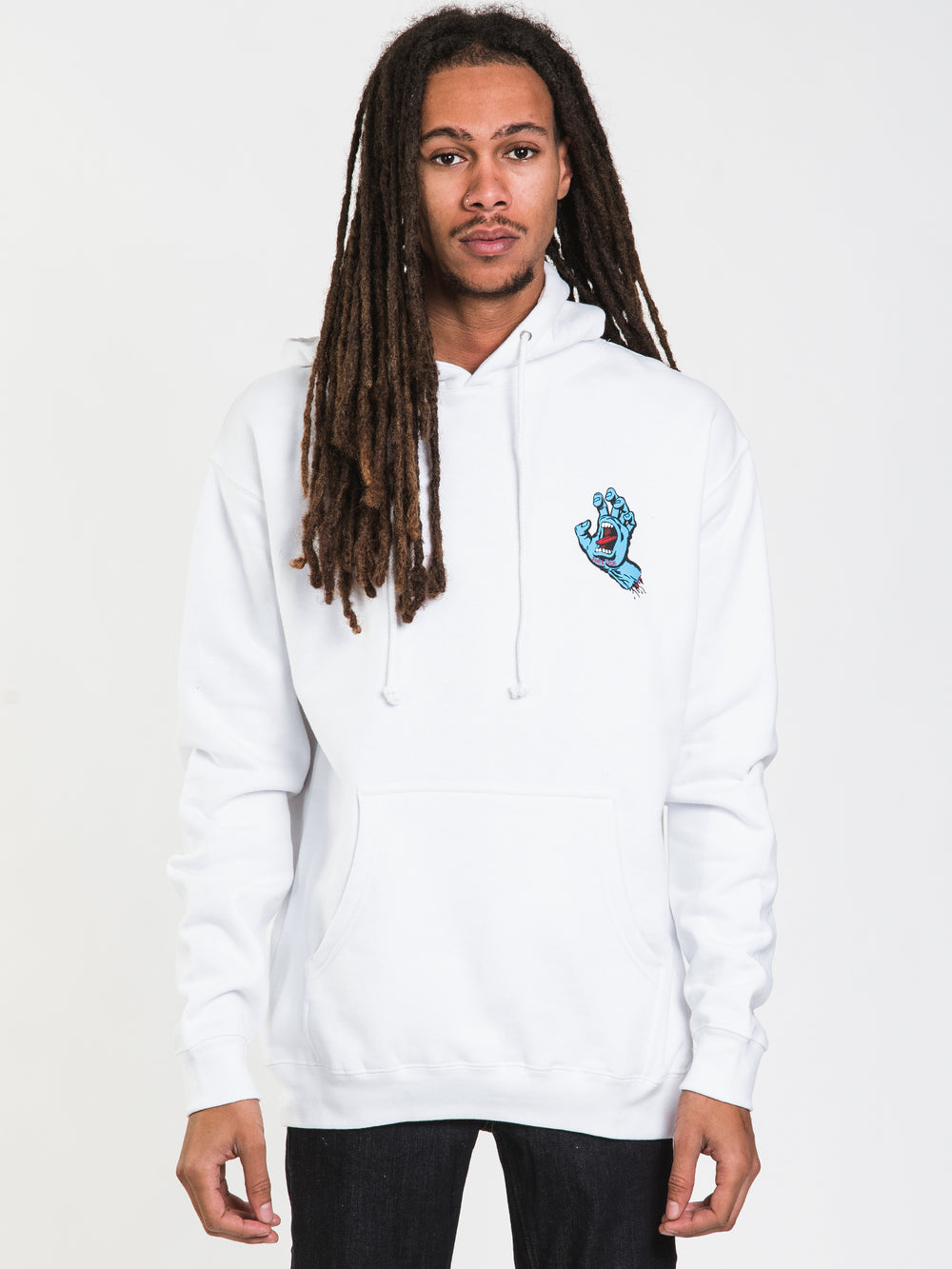 SANTA CRUZ SCREAMING HAND PULL OVER HOODIE - CLEARANCE