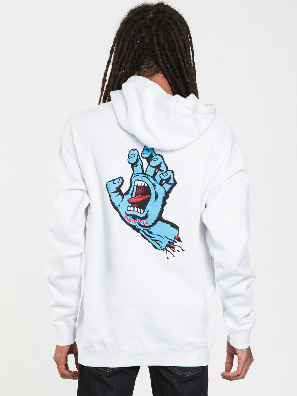 SANTA CRUZ SCREAMING HAND PULL OVER HOODIE - CLEARANCE