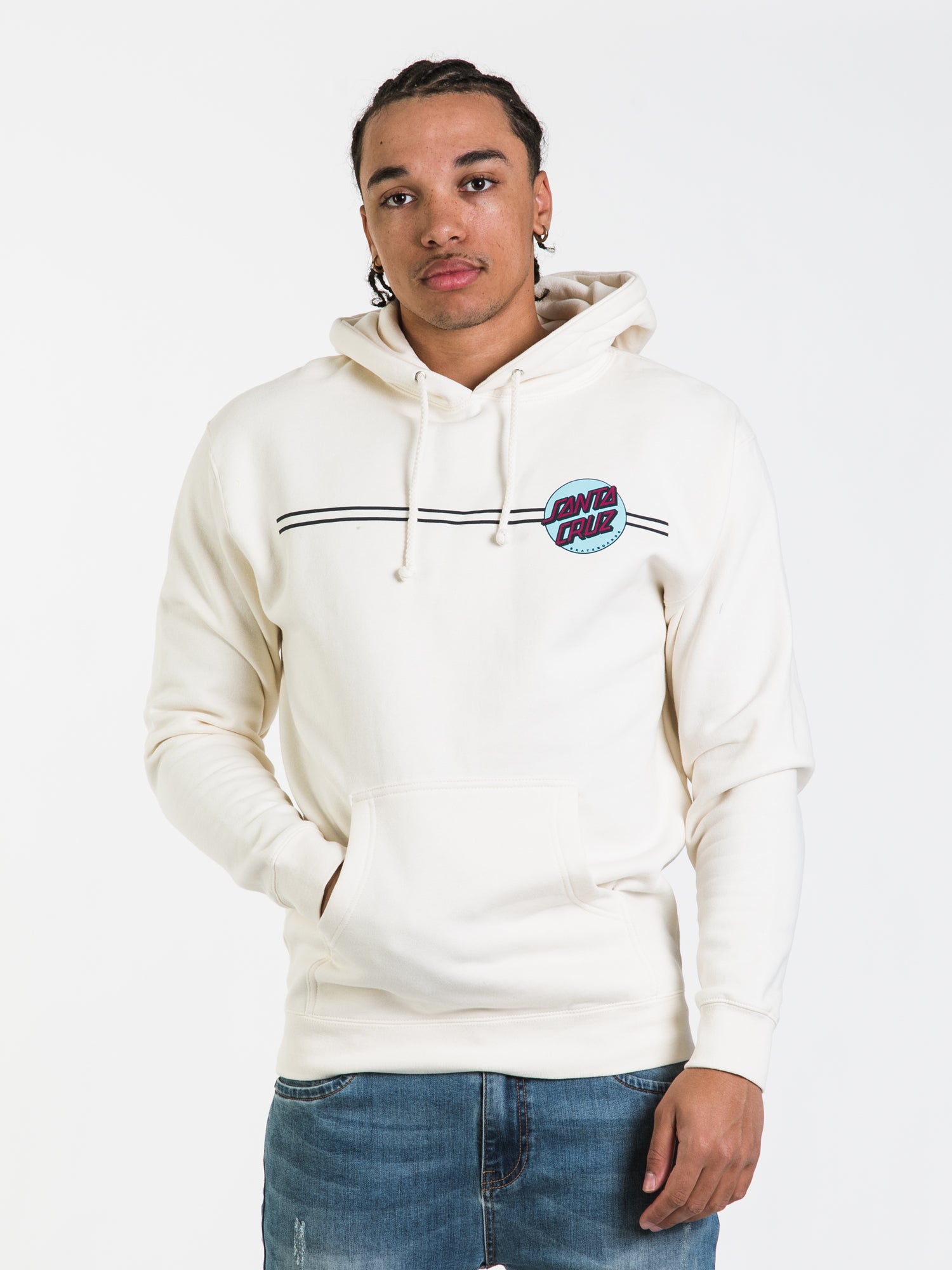 White santa sales cruz hoodie