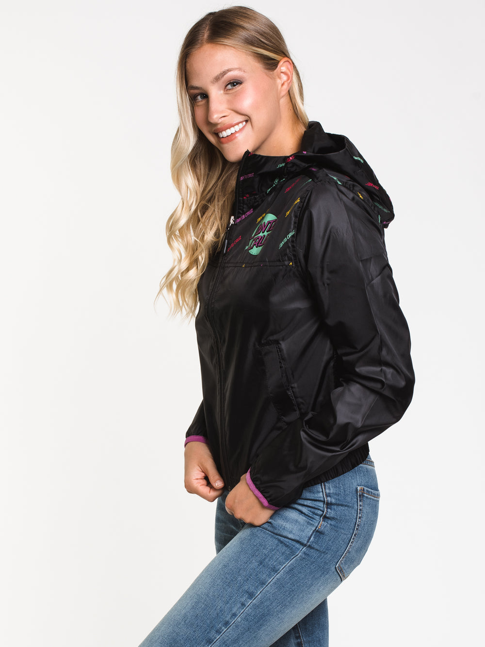 SANTA CRUZ STRIP STORM BLOCKED JACKET  - CLEARANCE