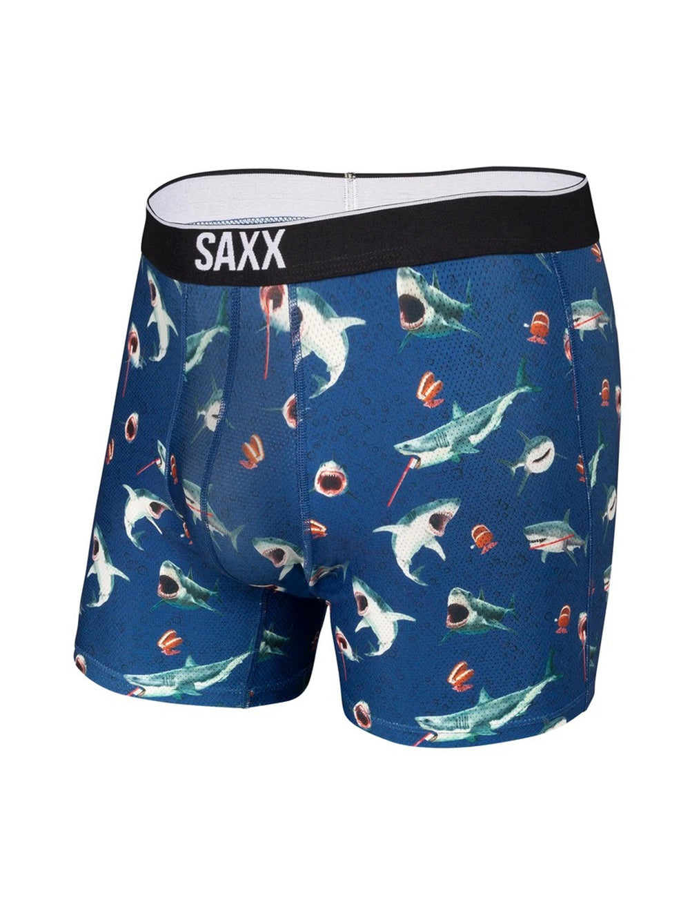 SAXX VOLT BOXER BRIEF - CHOMPERS BLUE - CLEARANCE