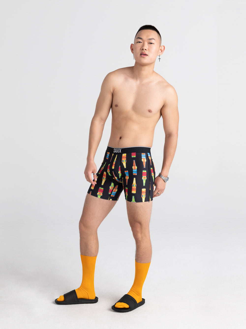 SAXX VOLT BOXER BRIEFING - BEER GOGGLES - CLEARANCE