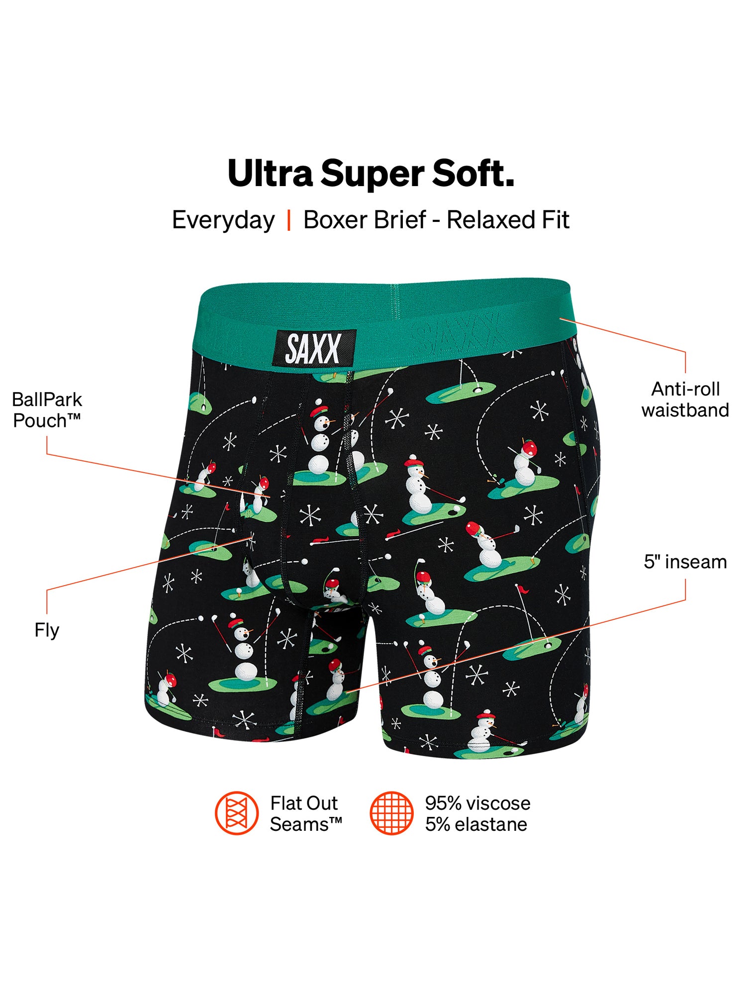 SAXX ULTRA BOXER BRIEF 18 HO HOLES - CLEARANCE