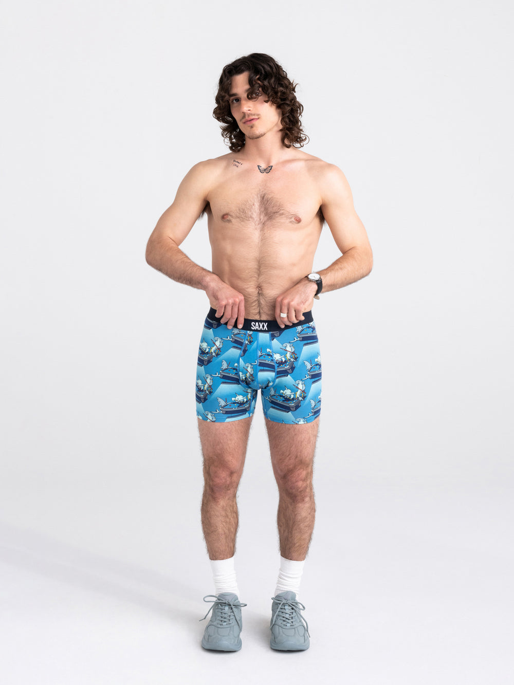 SAXX ULTRA BOXER BRIEF- POOL SHARK BLEU  - CLEARANCE